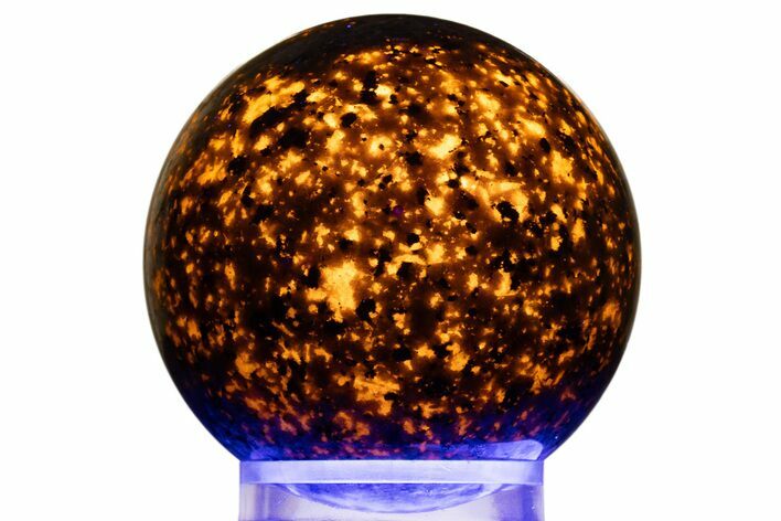 Highly Fluorescent Yooperlite Sphere - Michigan #311679